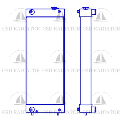 Sh420 sh 460-5 sh {450-5 sh 450-3 cx470b Kühler LN002450 für Sumitomo -Excavator -Kühler